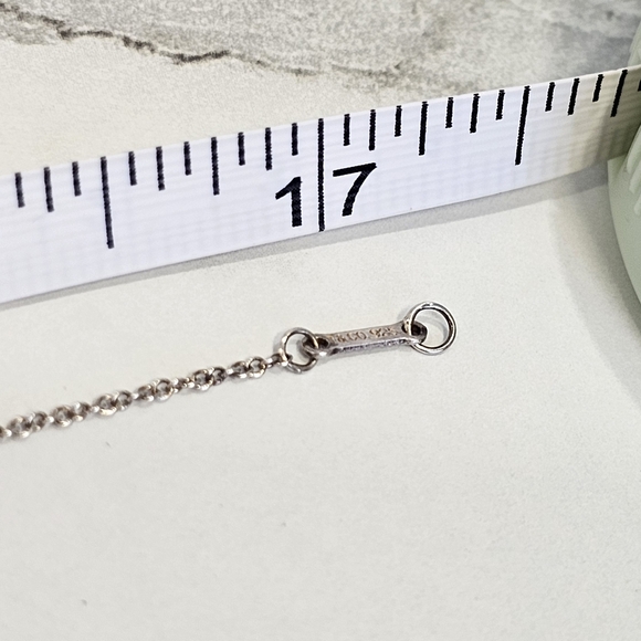 ✨️Tiffany & Co. Tenderness Heart Paloma Picasso 925 Sterling Silver Necklace 💚 - Picture 14 of 14